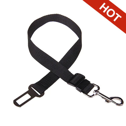 Adjustable Pet Cat Dog Car Seat Belt Pet Seat Vehicle Dog Harness Lead Clip Safety Lever Traction Dog Collars Dogs Accessoires